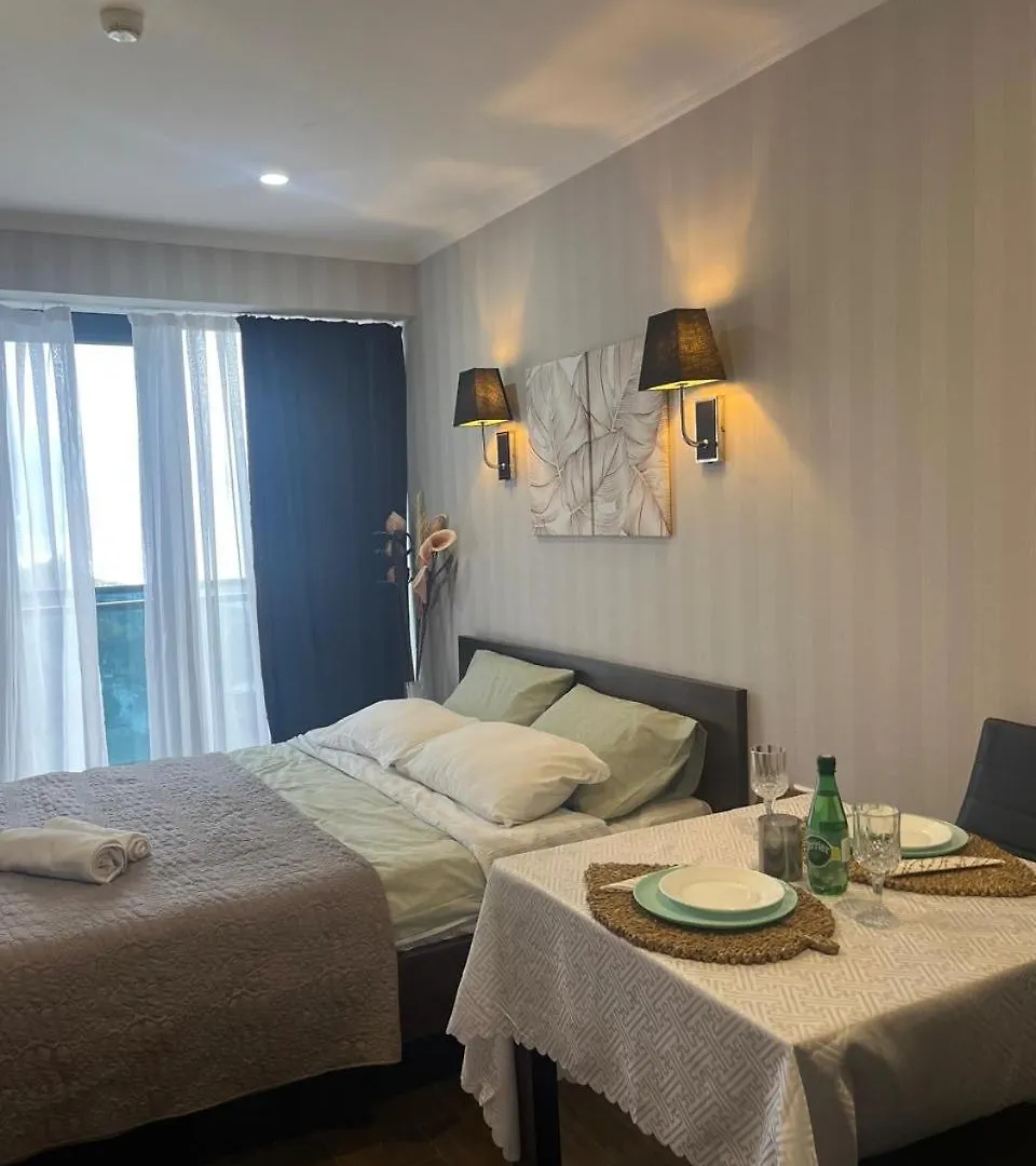 Апартаменты С Обзорным Видом На Море И Бульвар Orbi Beach Tower Batumi 0*,