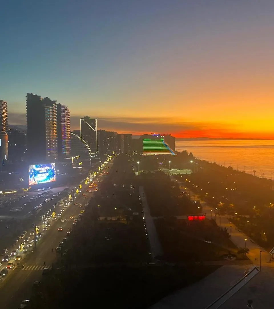 Апартаменты С Обзорным Видом На Море И Бульвар Orbi Beach Tower Batumi